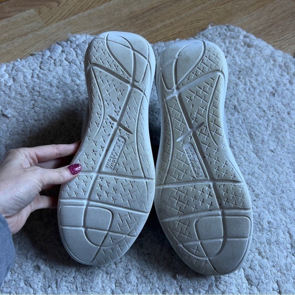 Hoka One One Woman's Hupana Flow Wool Gray Running Shoes Size 11 - Picture 5 of 11